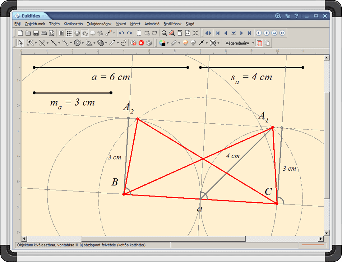 Szerkesztési lépések