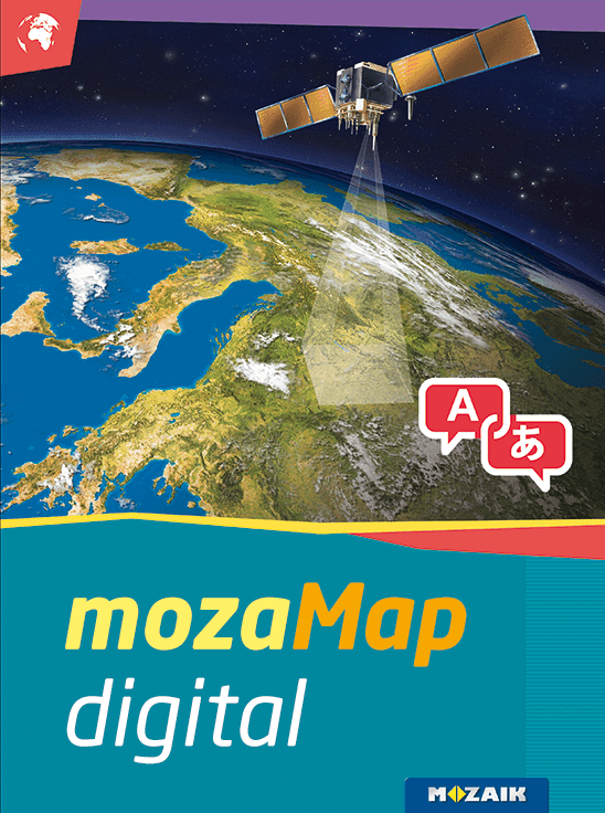Vícejazyčný zeměpisný atlas - druhý stupeň