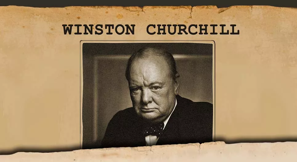 Winston Churchill, die britische Bulldogge