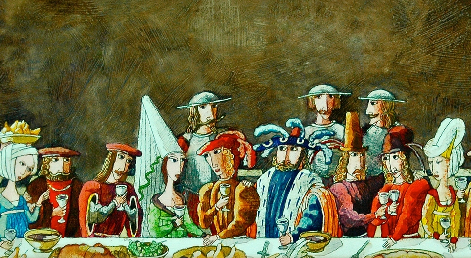 Esskultur im mittelalterlichen Europa