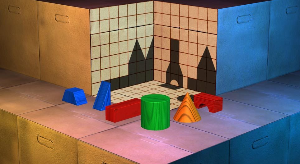 3D Schatten Puzzle