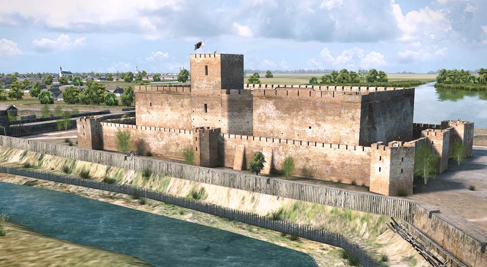 Die Burg von Gyula (Ungarn)