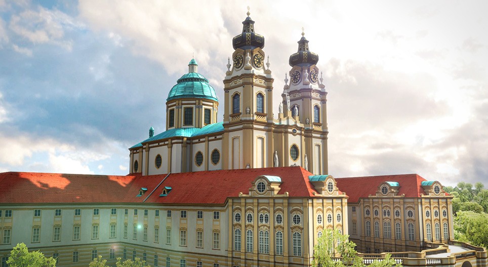 Das Stift Melk (Österreich)