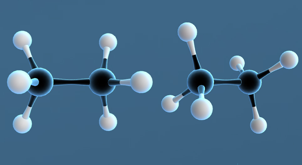 Conformations of ethane