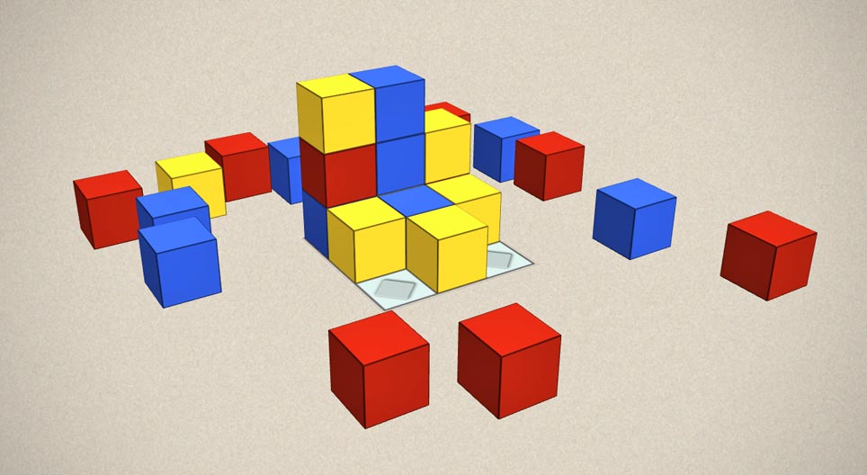 Building shapes (multi colour)