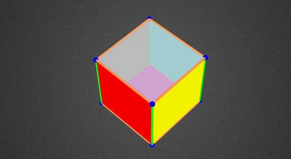 Colouring a cube