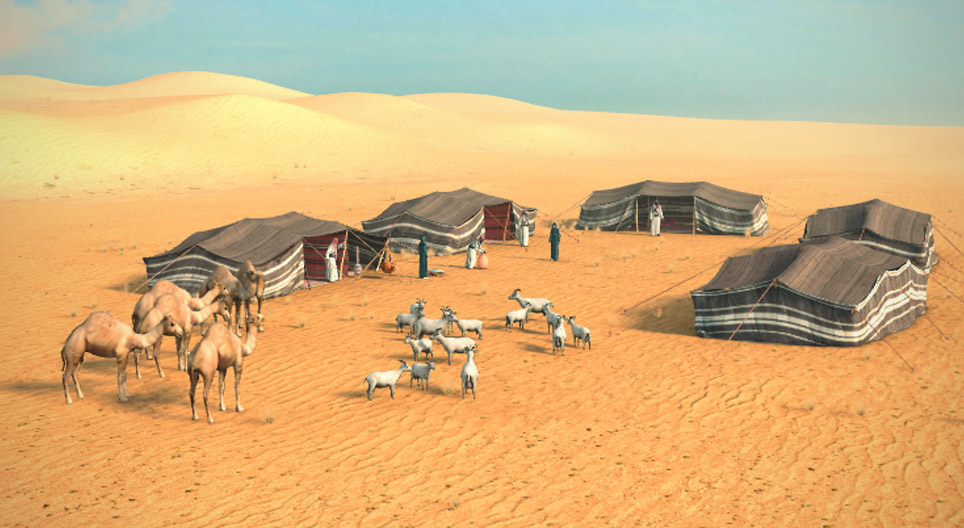 Bedouin camp