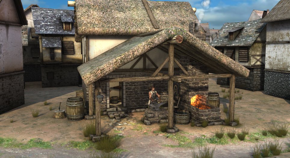 Medieval smithy