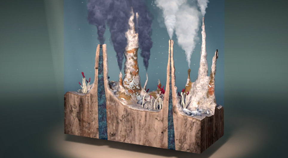 Fuentes hidrotermales oceánicas profundas