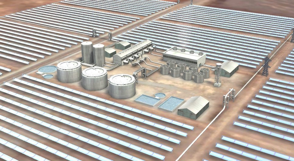 Solar power station