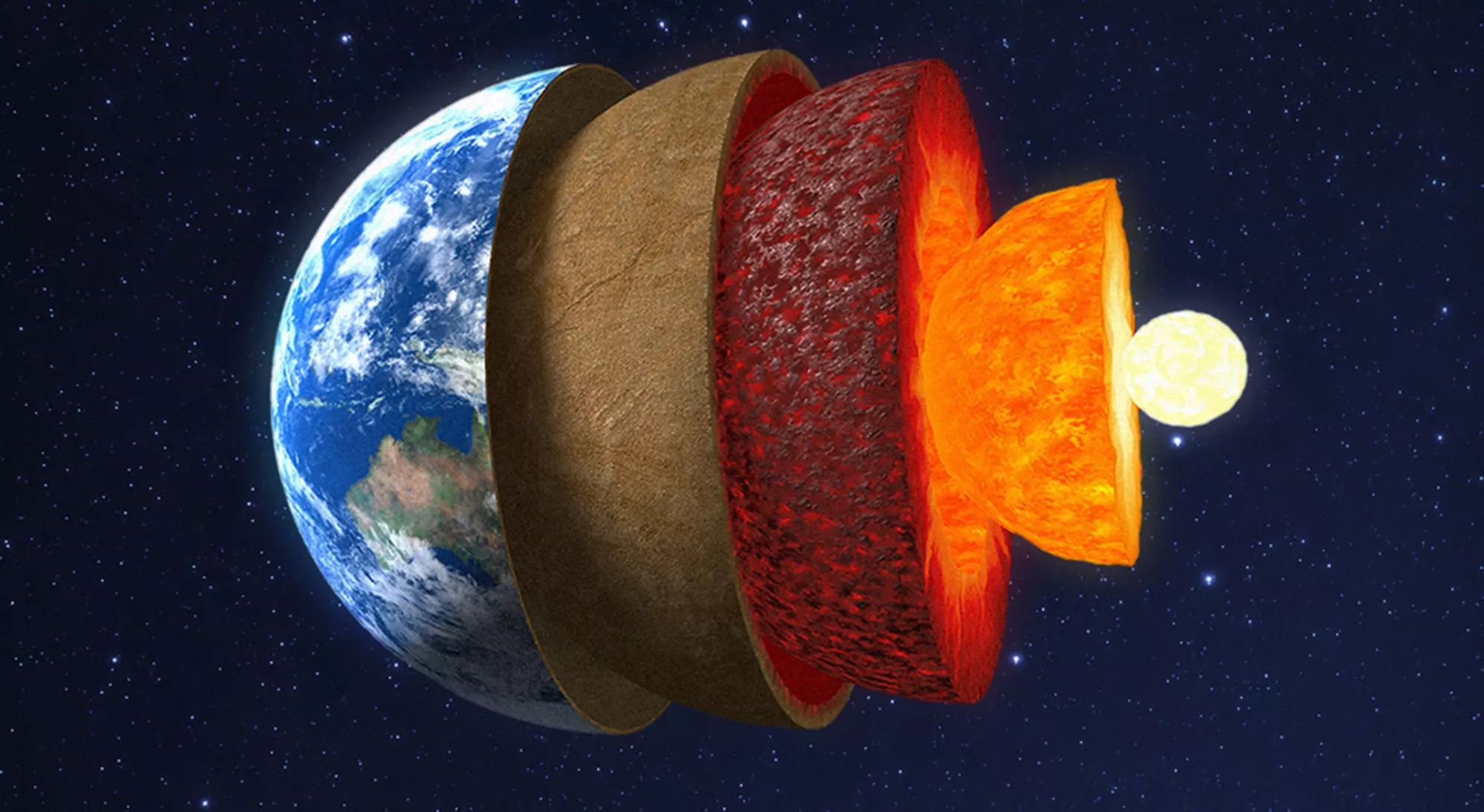 Un voyage au centre de la Terre