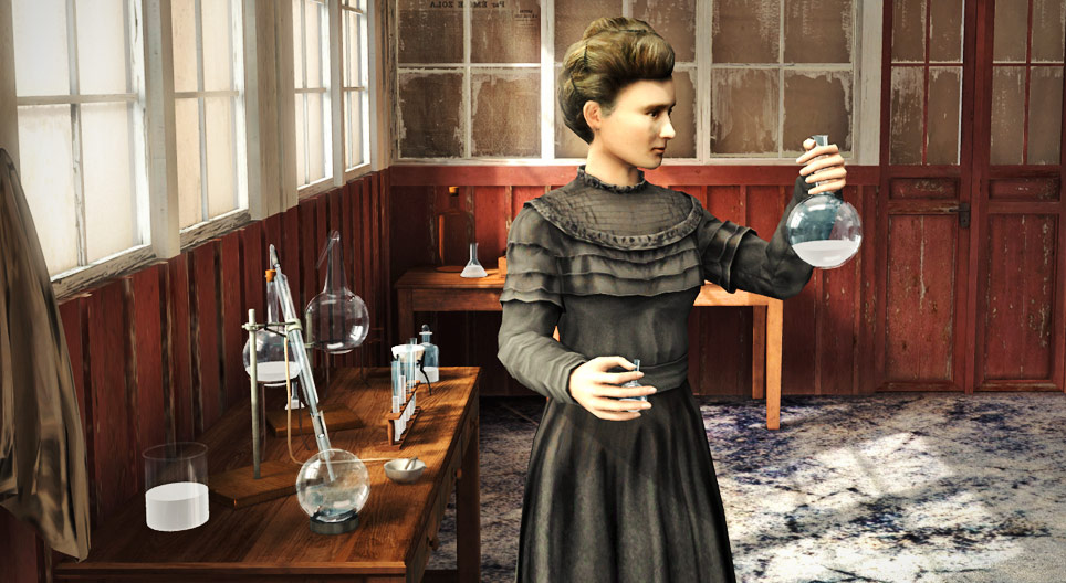 Le laboratoire de Marie Curie