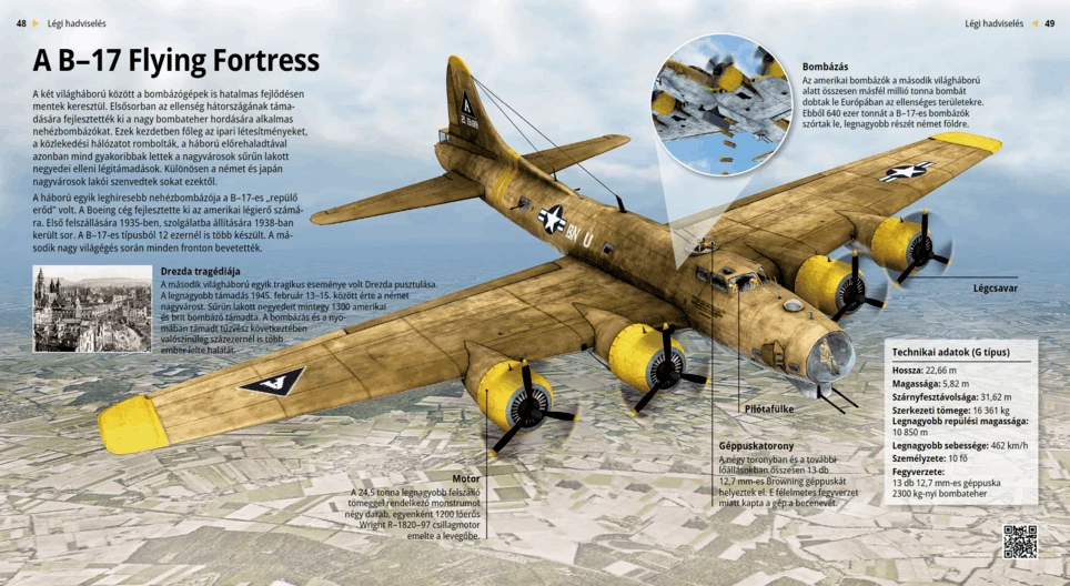 A B–17 Flying Fortress