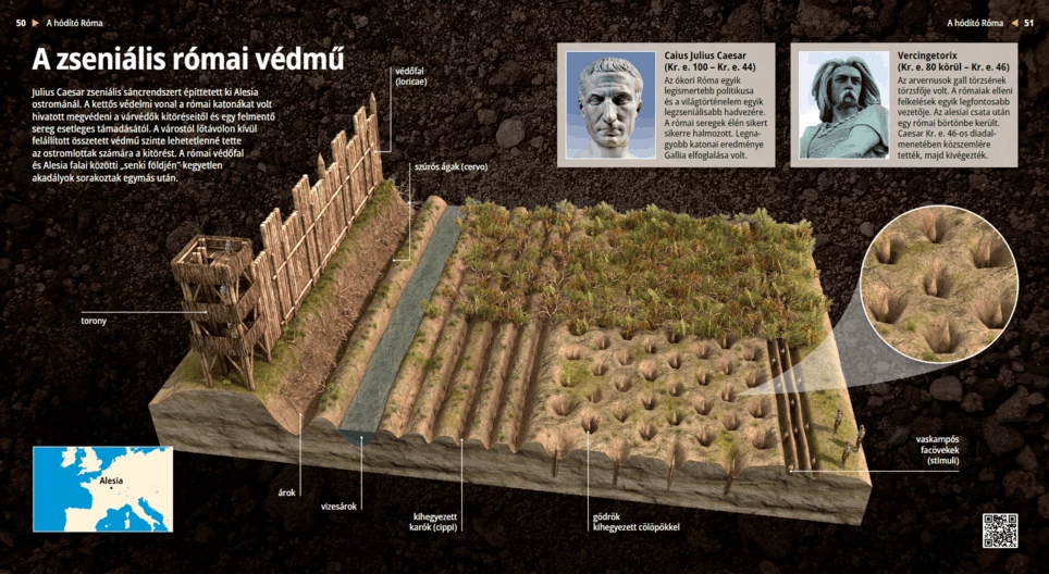 A zseniális római védmű