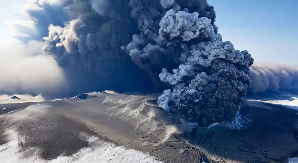 Vulkánkitörés esettanulmány: Eyjafjallajökull, 2010