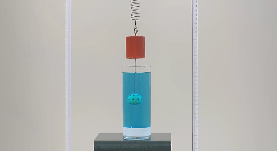 Rezgés csillapodása közegellenállás hatására