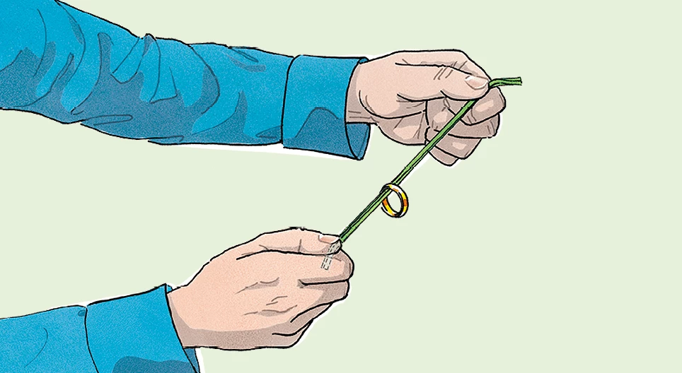 A gyűrű felmegy a lejtőn