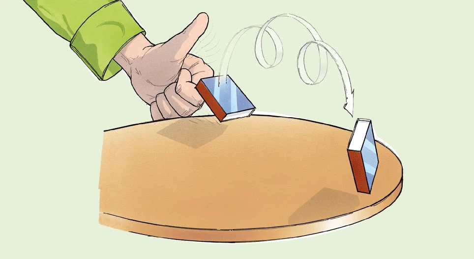 A skatulya landolása