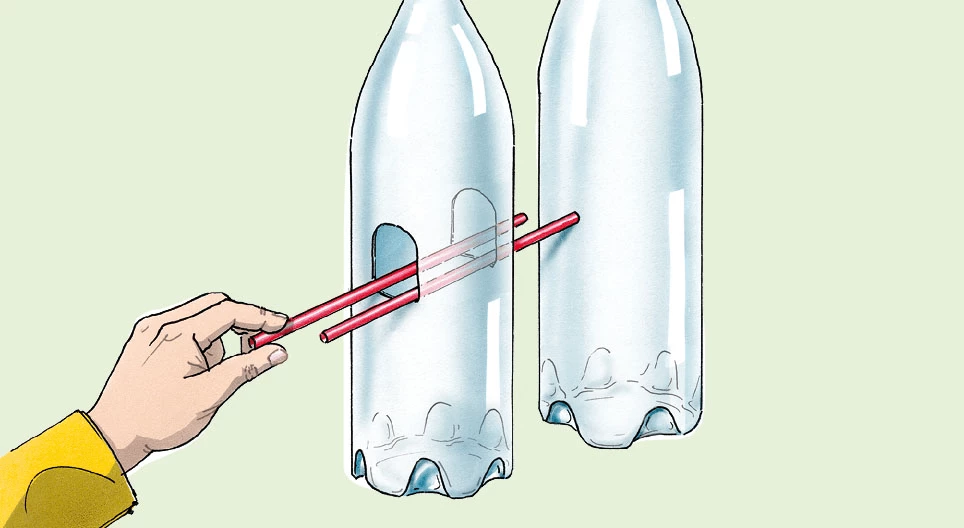 Lebegő szívószálak