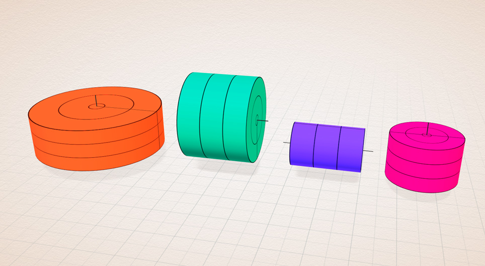 Forgástestek (téglalapból)