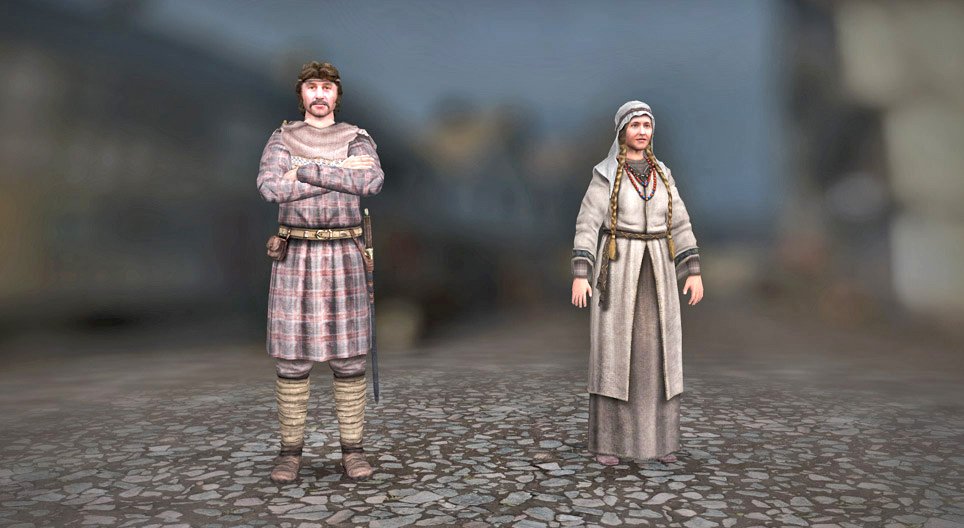 Középkori nyugat-európai ruhaviseletek (5–10. század)