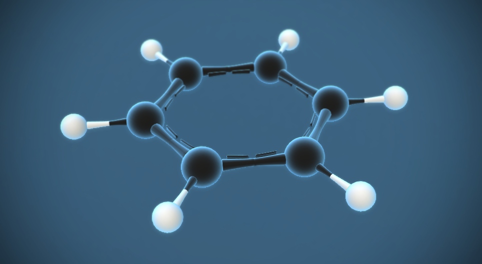 Benzene (C₆H₆)
