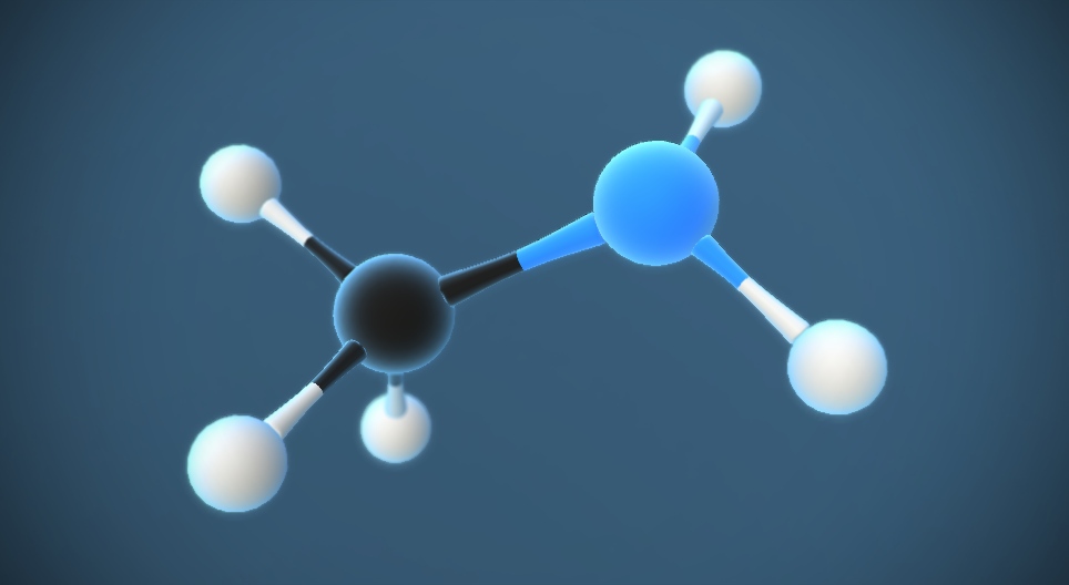 Метиламин (NH₂CH₃)