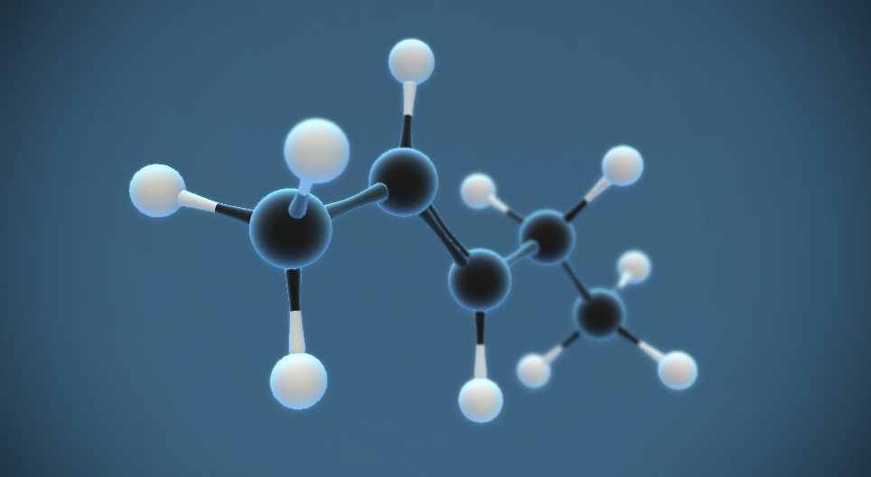 Транс 2 пентен (C₅H₁₀)