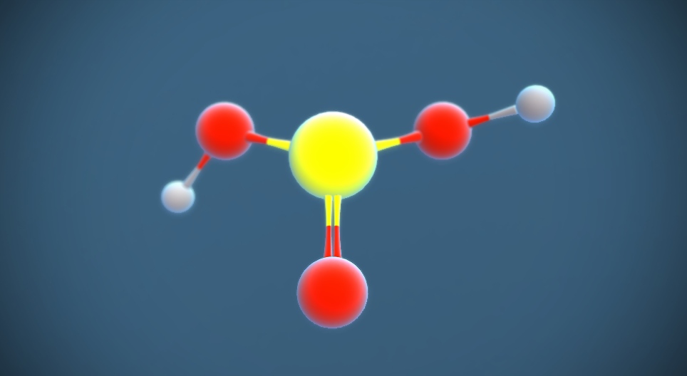 Хүхэрлэг хүчил (H₂SO₃)