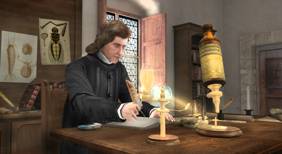 Микроскопыг зохион бүтээсэн нь: Хүүк, Левенгук нар