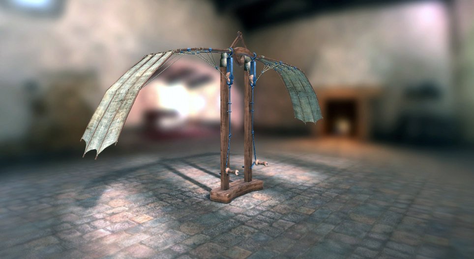 Леонардо да Винчигийн зохион бүтээлүүд - Механик далавч (1493–1495)