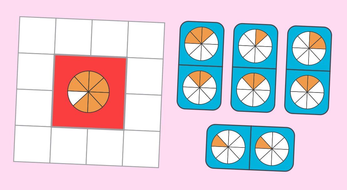 Fraction dominoes