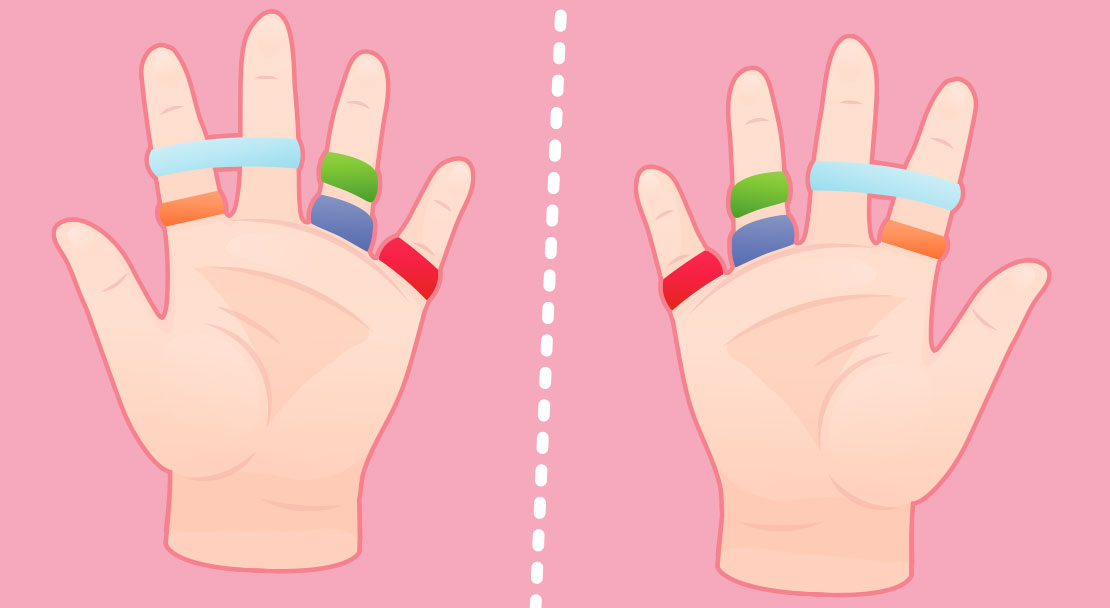 Mirrored hands