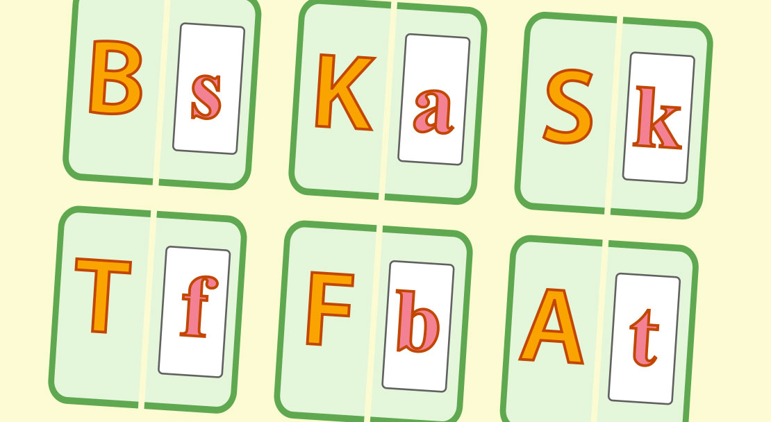 Match the letters