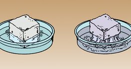 A melegebb vízben a cukor hamarabb feloldódik