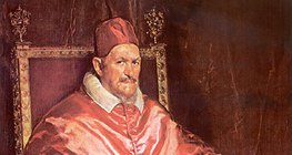 Velazquez: X. Ince pápa (1650, barokk)