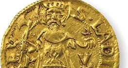 Szent László képe Mátyás pénzérméjén