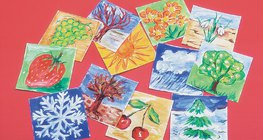 Leporelló készítése a hónapokról – 2. lépés