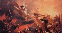 Zichy Mihály: A rombolás géniusza (1878)