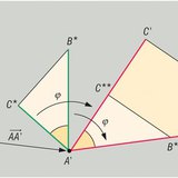 Similarity transformation of a triangle