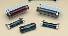 Various types of wirewound resistors