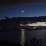 Conjunction of the Moon, Venus and Jupiter