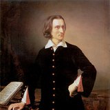 Barabás Miklós: Portrait of Franz Liszt (1847)