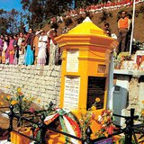 Kőrösi Csoma Sándor síremléke Darjeelingben