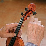 Violin making - phase 4