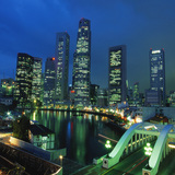 Business district of Singapore