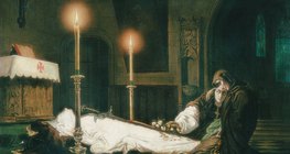 Madarász Viktor: Hunyadi László siratása (1859)