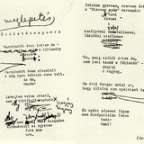 József Attila Születésnapomra című versének kézirata