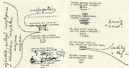 József Attila Születésnapomra című versének kézirata