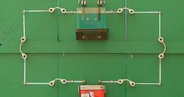 The aqueous solution of the copper sulfate is electrically conductive